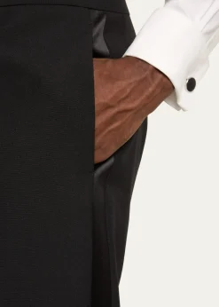 VersaceMen's Wool-Mohair Tuxedo Pants