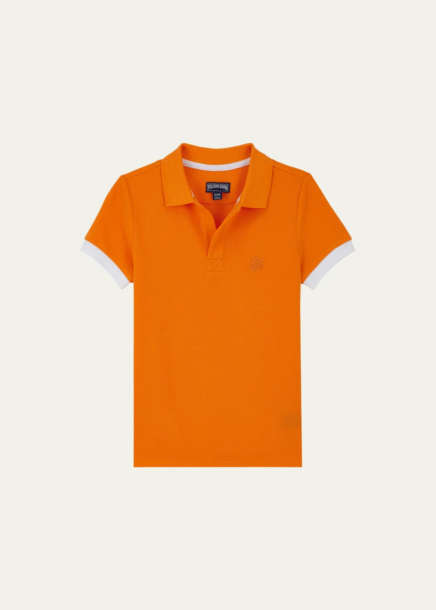 VilebrequinBoy's Embroidered Turtle Pique Polo Shirt, Size 2-12