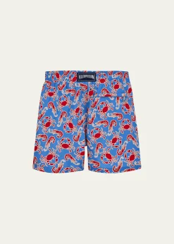 VilebrequinBoy's Graphic Crab & Lobster-Print Shorts, Size 2-14