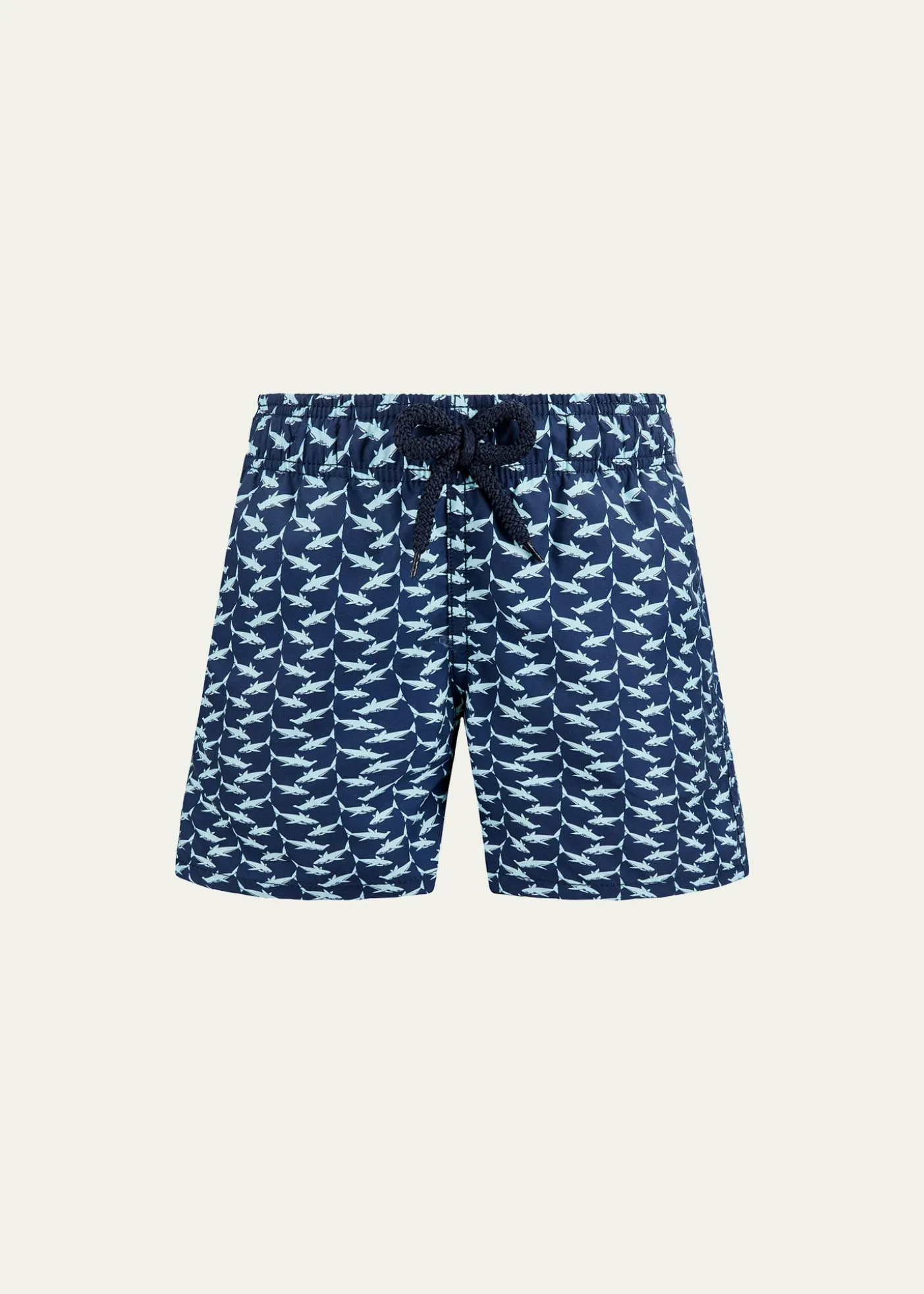 VilebrequinBoy's Jim Shark-Print Swim Shorts, Size 2-12