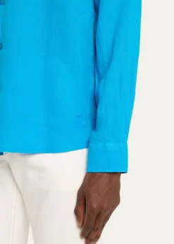 VilebrequinMen's Caroubis Solid Linen Sport Shirt