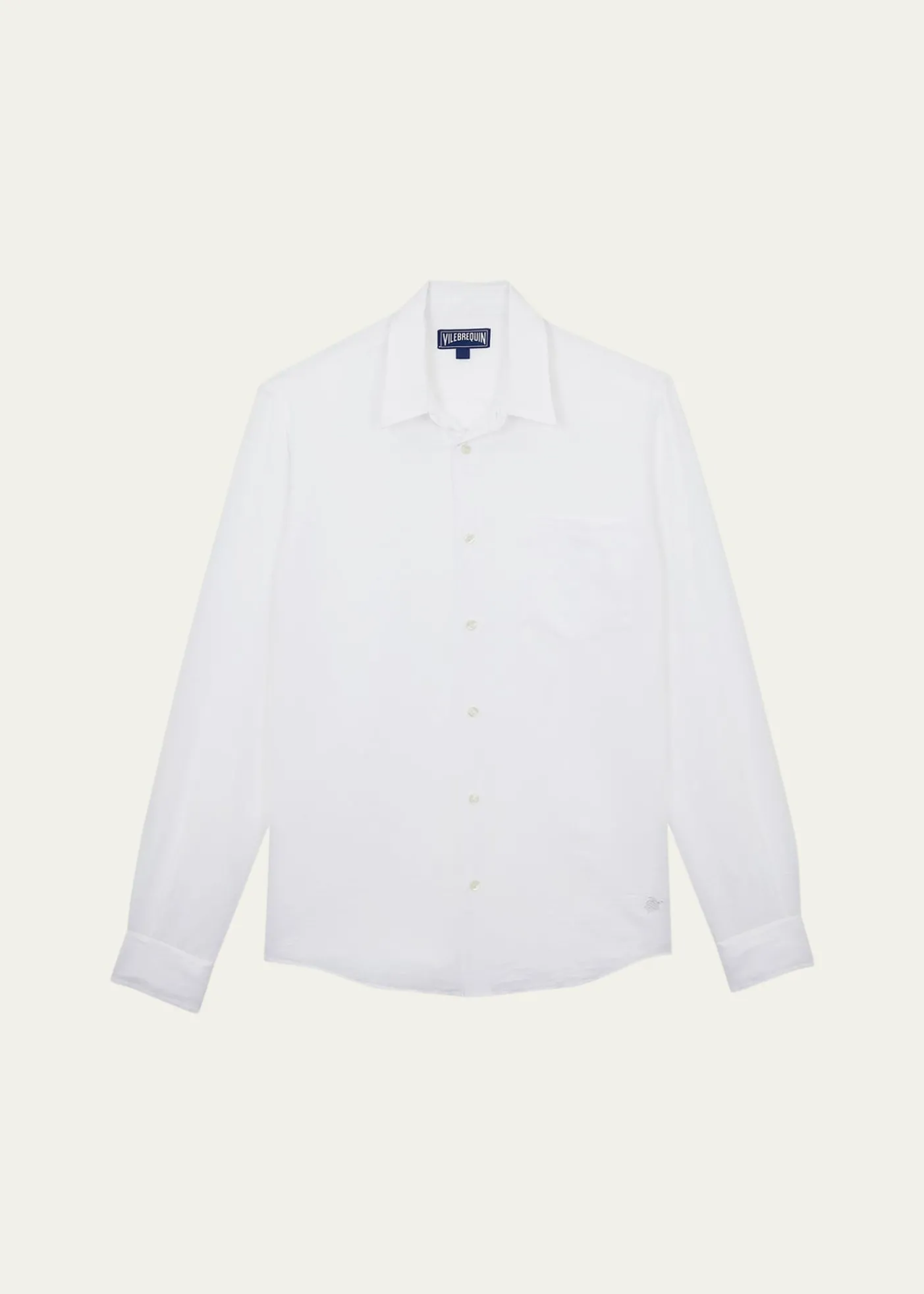 VilebrequinMen's Cotton-Linen Solid Sport Shirt