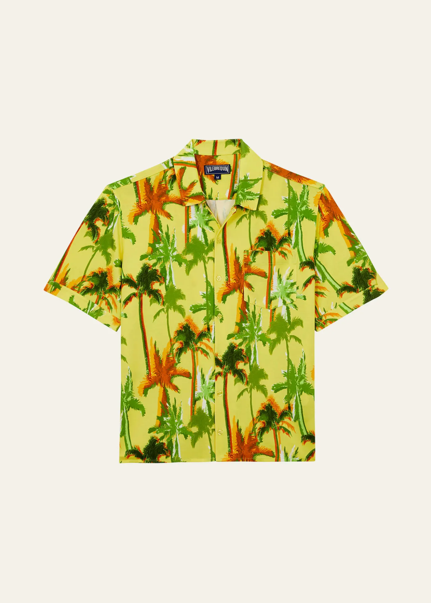VilebrequinMen's Cotton Palms Camp Shirt