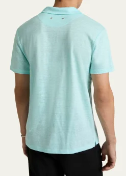 VilebrequinMen's Linen Jersey Johnny Collar Polo Shirt