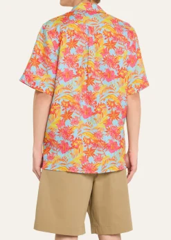 VilebrequinMen's Tahiti Flower-Print Camp Shirt