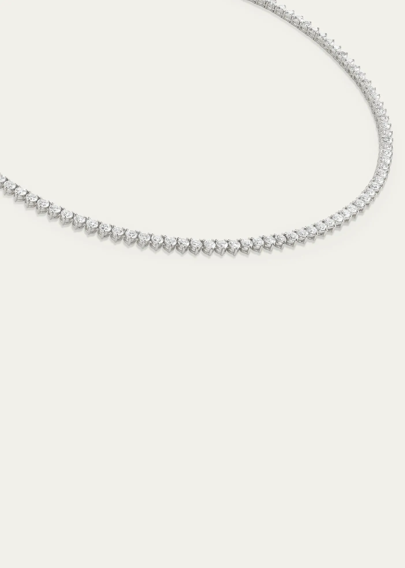 VRAILab Grown Diamond Tennis Necklace, Medium