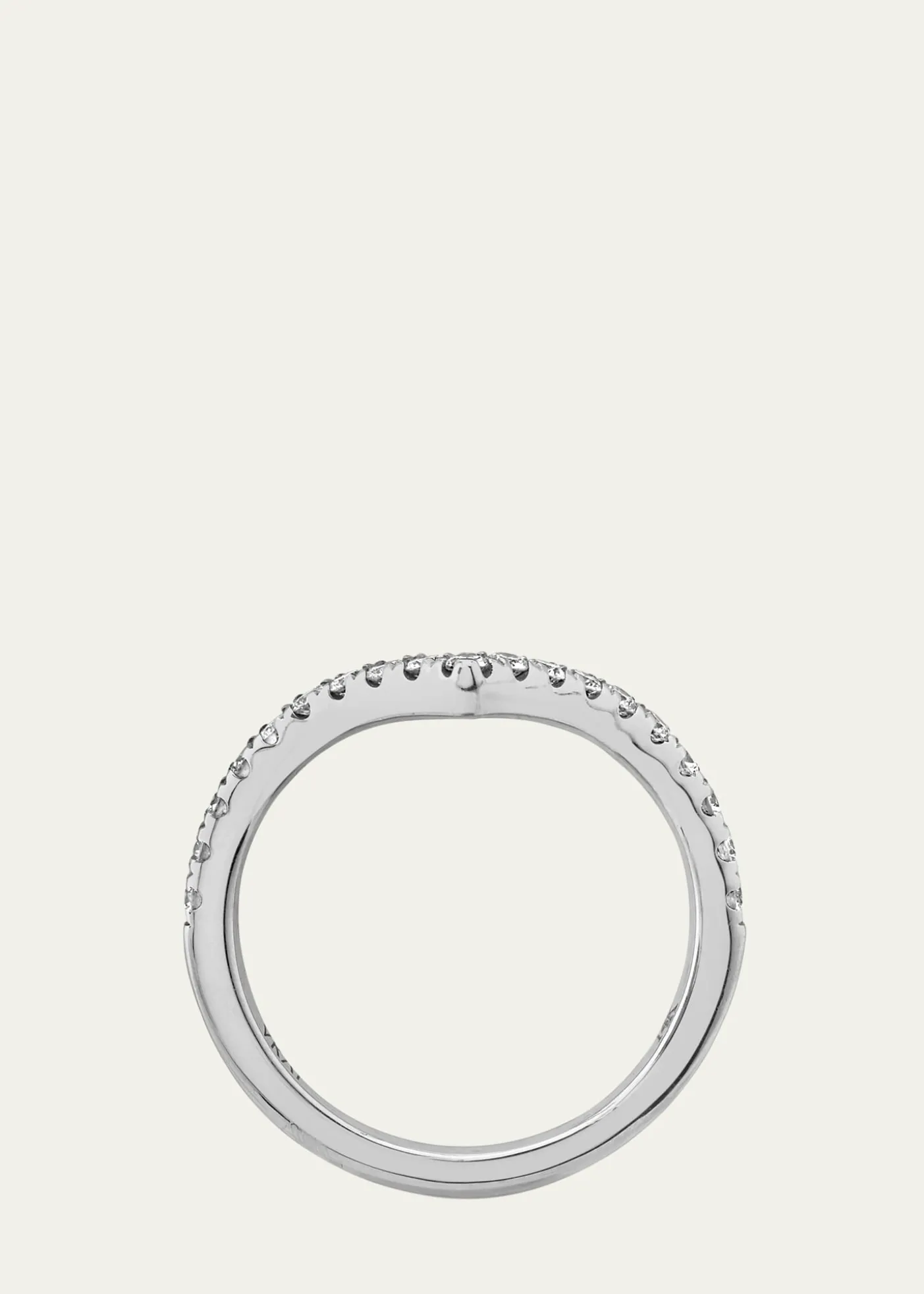 VRAIThe Signature V 14K White Gold Lab Grown Diamond Band, 0.38tcw