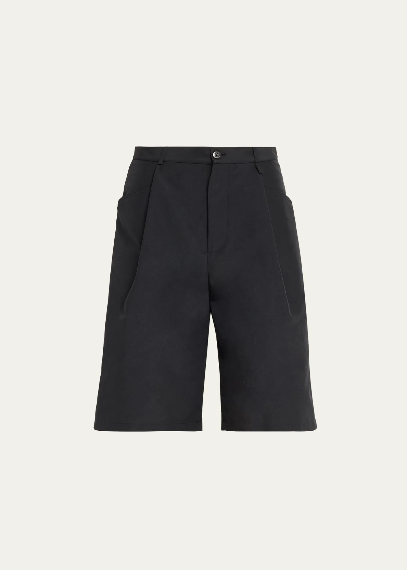 Willy ChavarriaMen's Pleated Wide-Leg Shorts