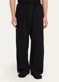 Yohji YamamotoMen's Wool Jersey Pants