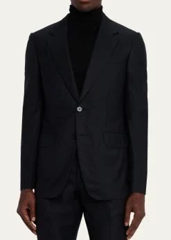 ZEGNAMen's Centoventimila Wool Tonal Stripe Suit