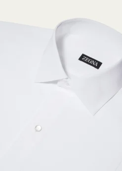 ZEGNAMen's Formal Piquet Evening Shirt