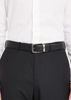 ZEGNAMen's Reversible Adjustable Leather Belt