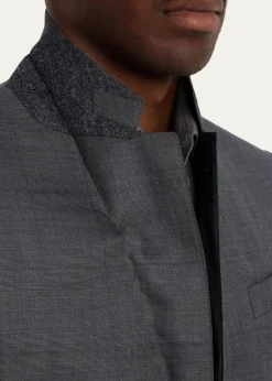 ZEGNAMen's Tonal Plaid 15milmil15 Wool Suit