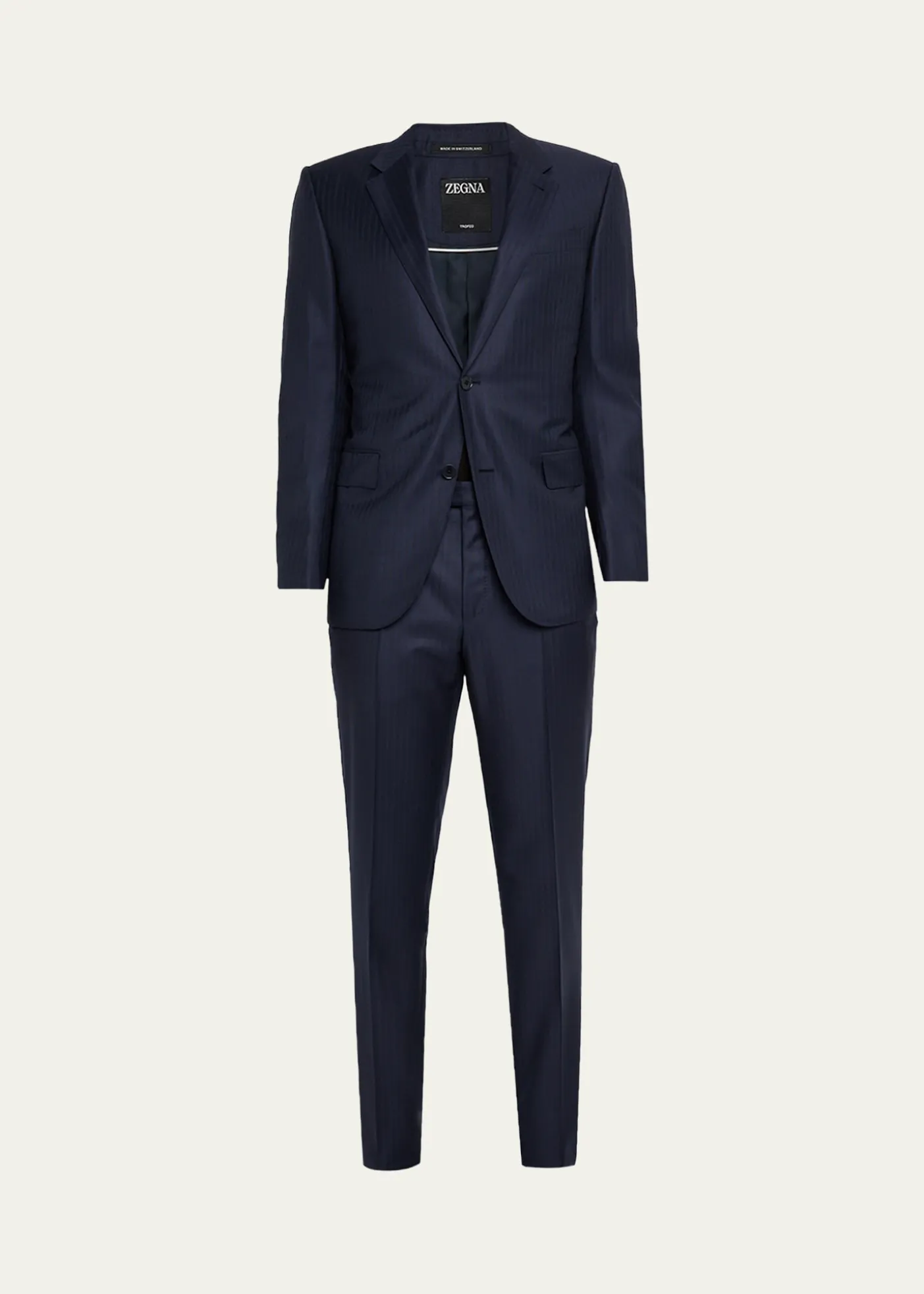 ZEGNAMen's Trofeo Wool Tonal Stripe Two-Piece Suit