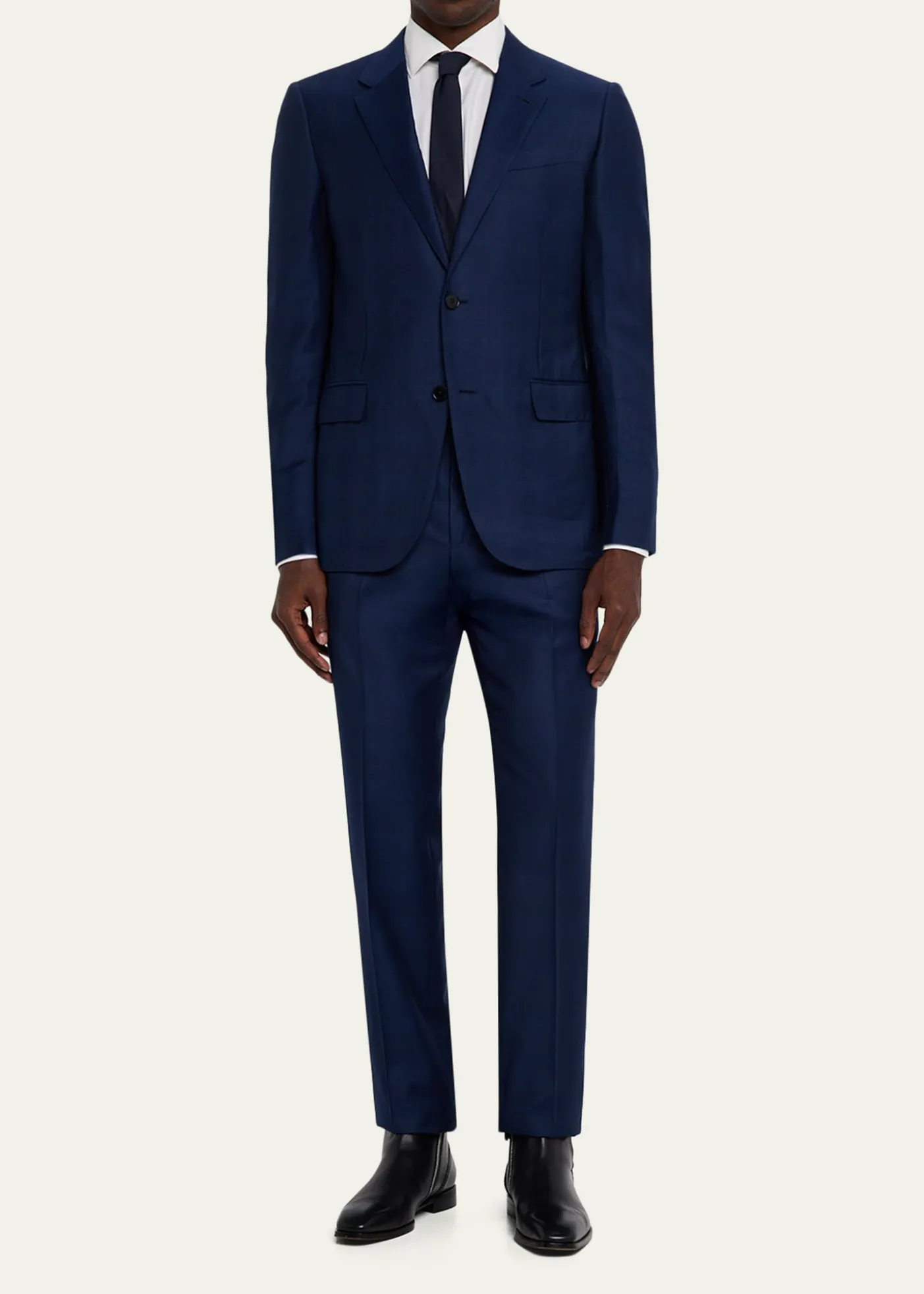 ZEGNAMen's Trofeo Wool Woven Plaid Two-Piece Suit