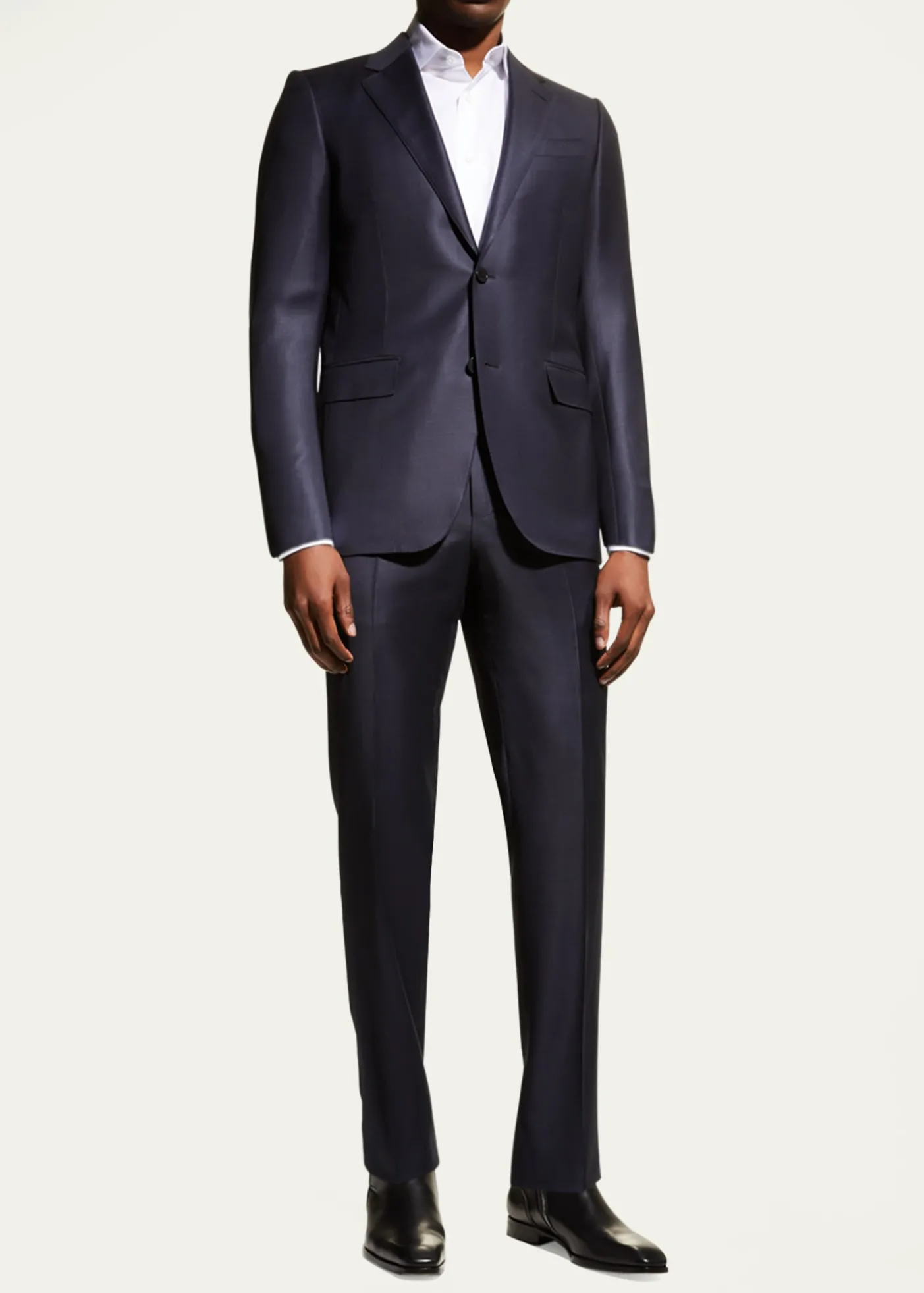 ZEGNAMen's Wool Tic-Weave Suit