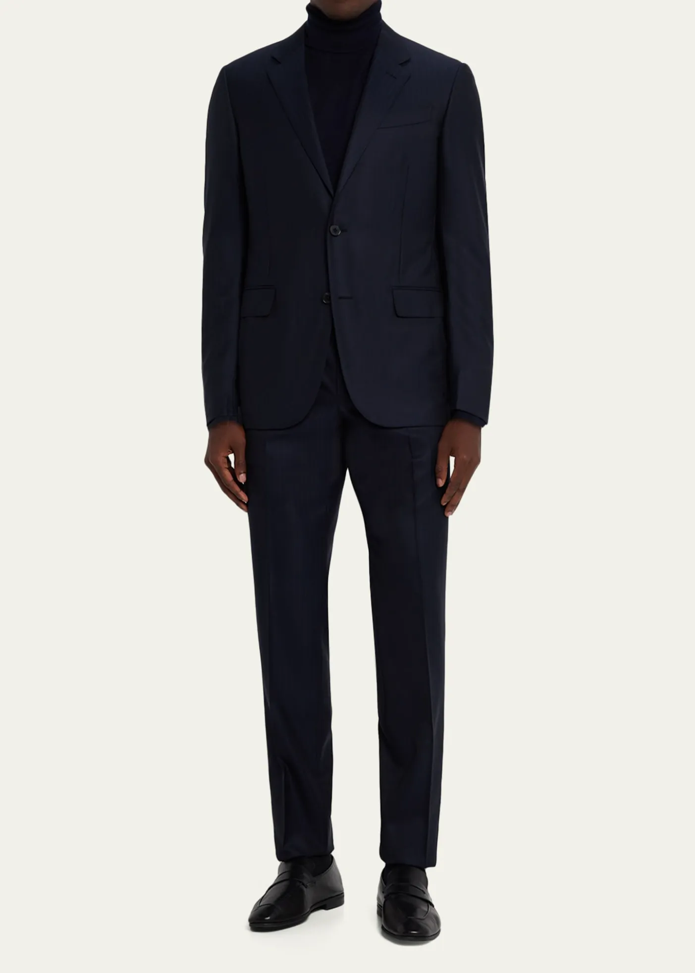 ZEGNAMen's Wool Tonal Stripe Two-Piece Suit