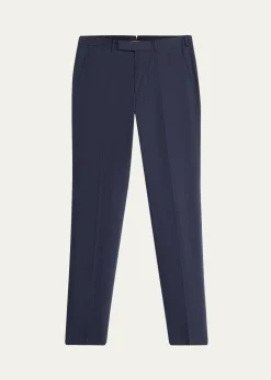 ZEGNAMen's CashCo Slim Flat-Front Trousers