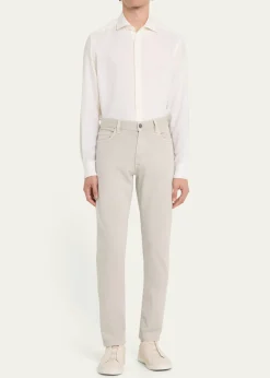 ZEGNAMen's Cotton-Cashmere Cashco Sport Shirt