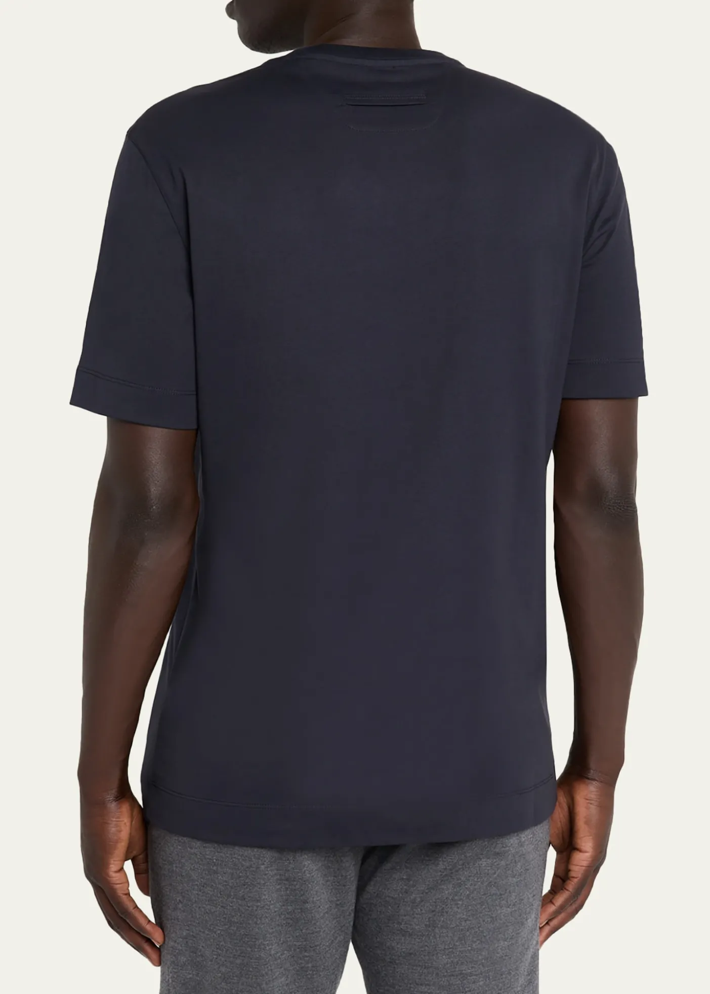 ZEGNAMen's Cotton Jersey Crewneck T-Shirt