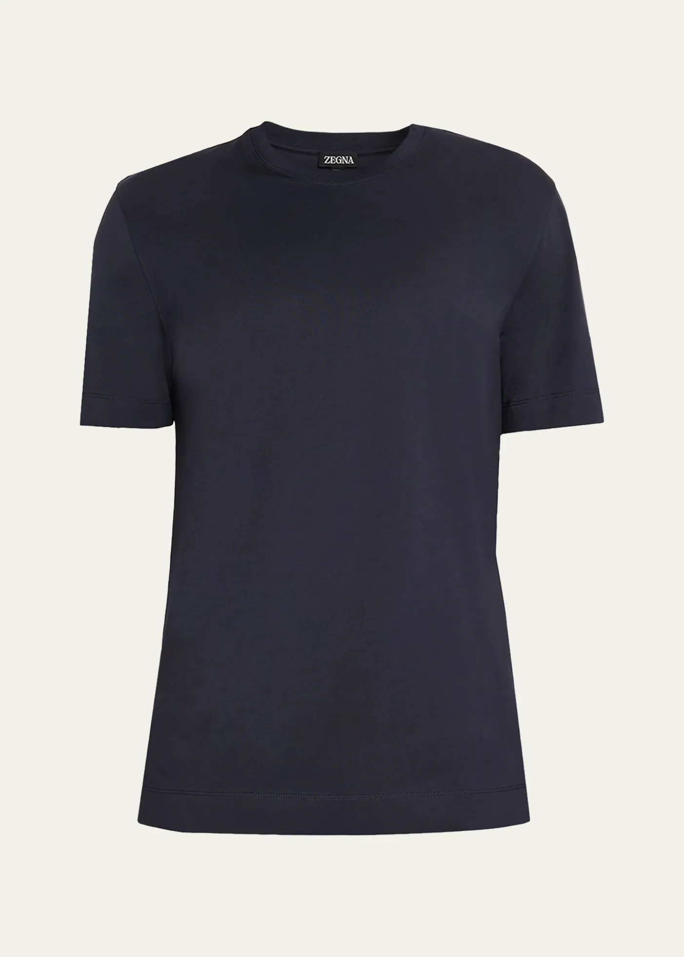 ZEGNAMen's Cotton Jersey Crewneck T-Shirt