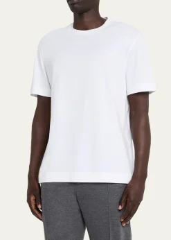 ZEGNAMen's Cotton Jersey Crewneck T-Shirt
