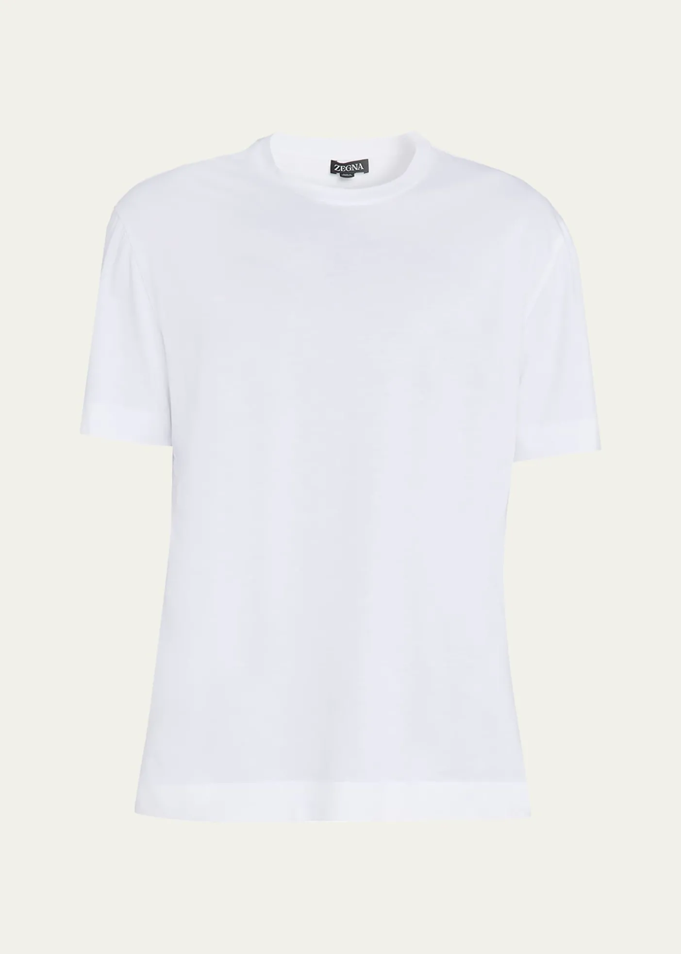 ZEGNAMen's Cotton Jersey Crewneck T-Shirt