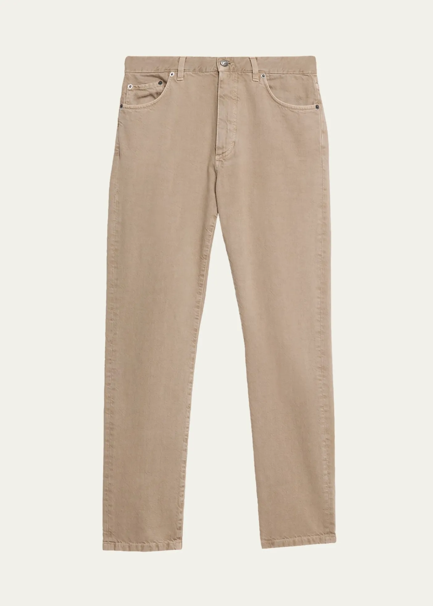 ZEGNAMen's Marble-Effect Slim Five-Pocket Pants