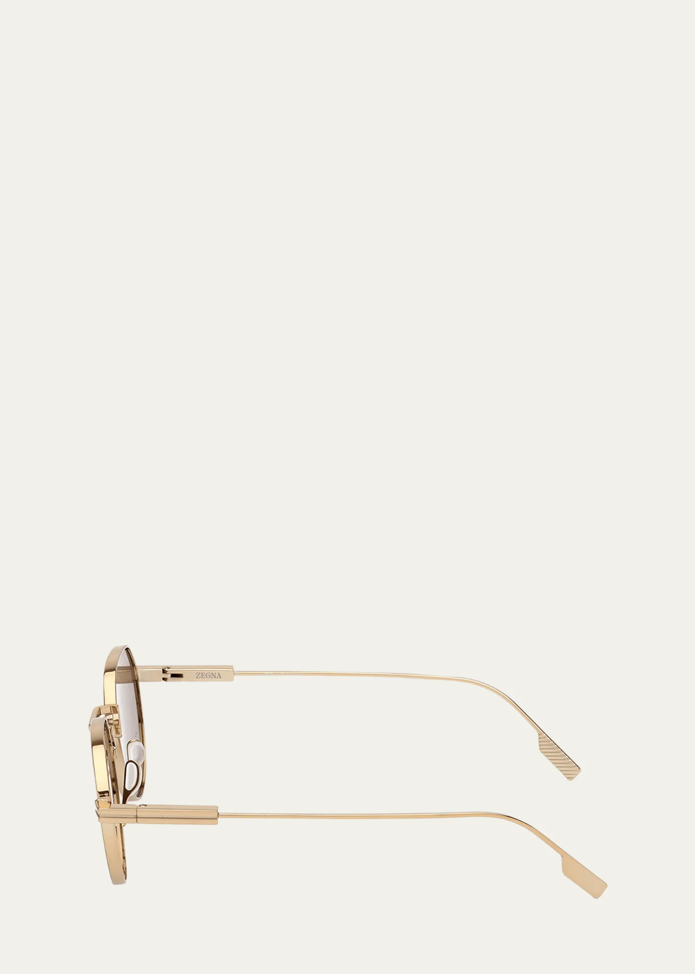ZEGNAMen's Metal Round Sunglasses