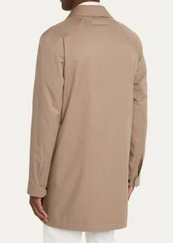 ZEGNAMen's Microfiber Raincoat