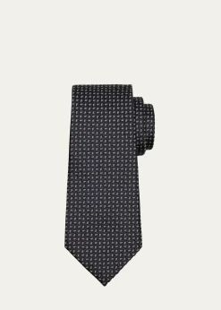 ZEGNAMen's Micro-Jacquard Silk Tie