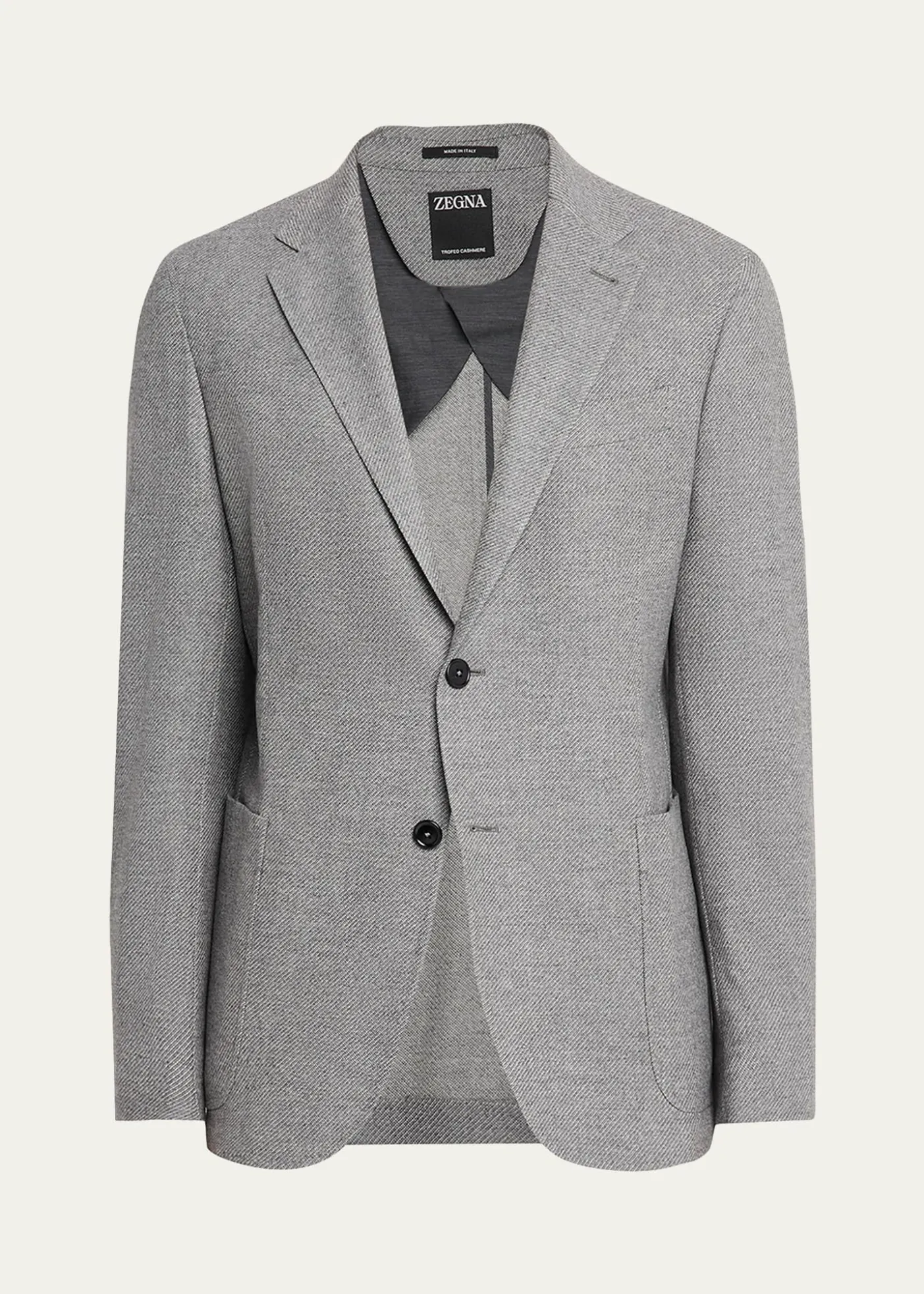 ZEGNAMen's Mélange Trofeo Cashmere Sport Coat