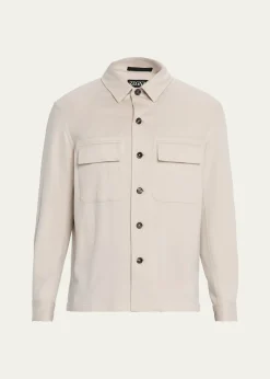 ZEGNAMen's Oasi Cashmere Overshirt