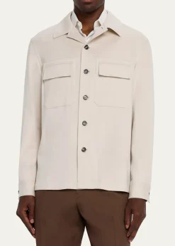 ZEGNAMen's Oasi Cashmere Overshirt