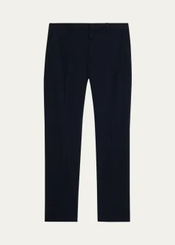 ZEGNAMen's Slim Flat-Front Pants