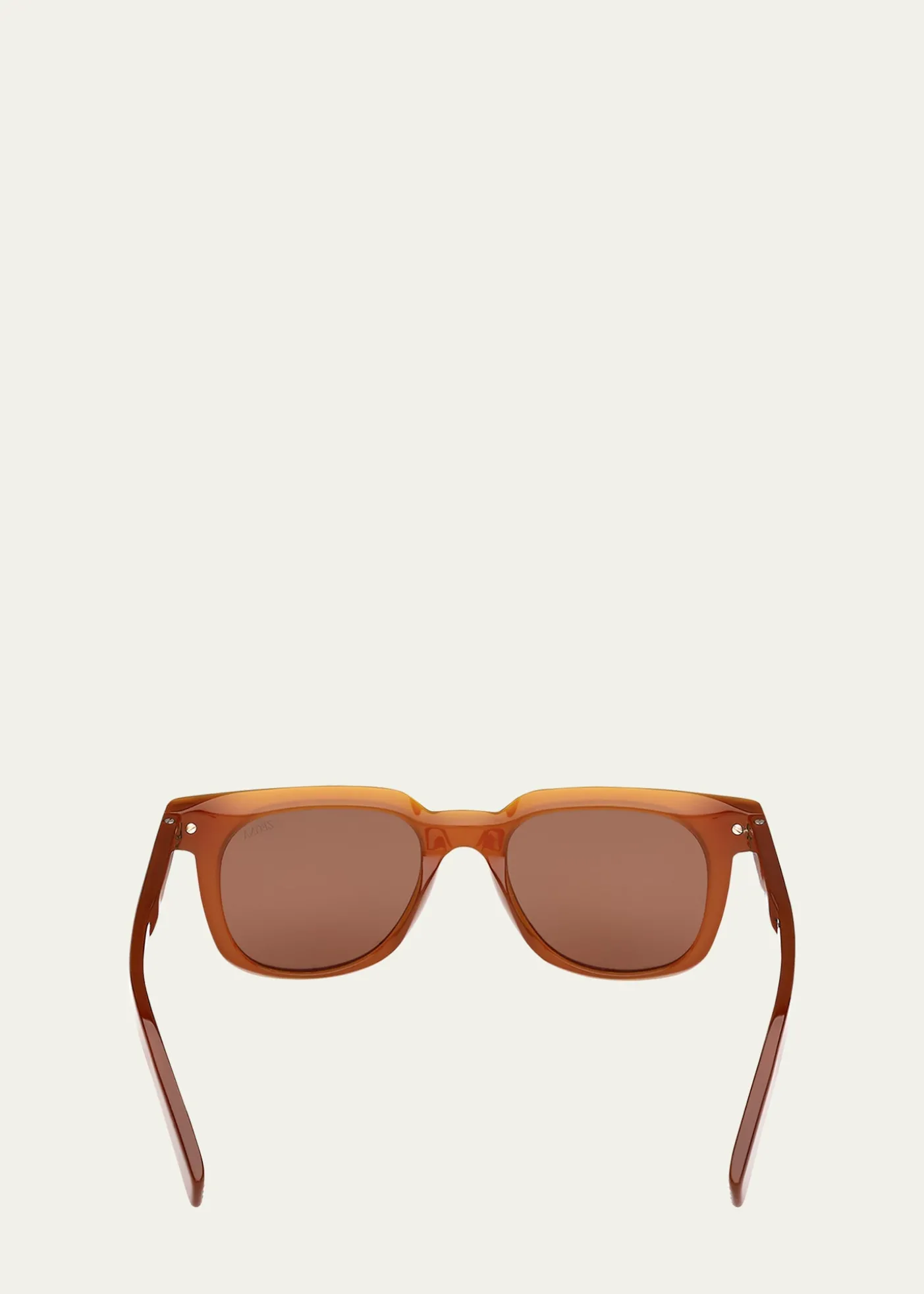 ZEGNAMen's Square Acetate Sunglasses