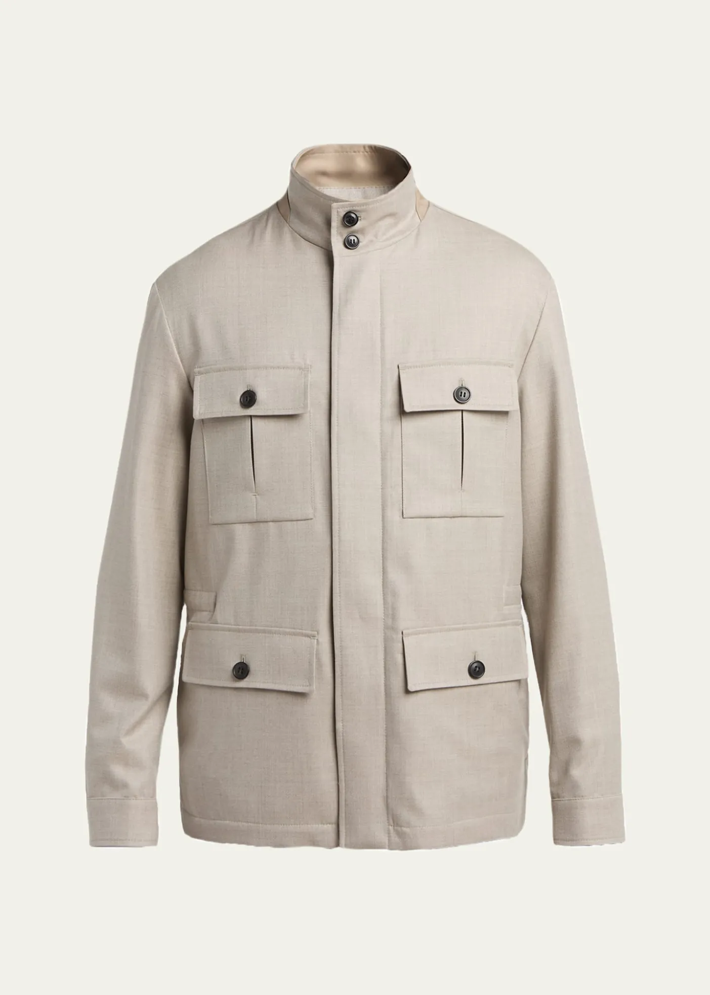 ZEGNAMen's Wool Field Jacket