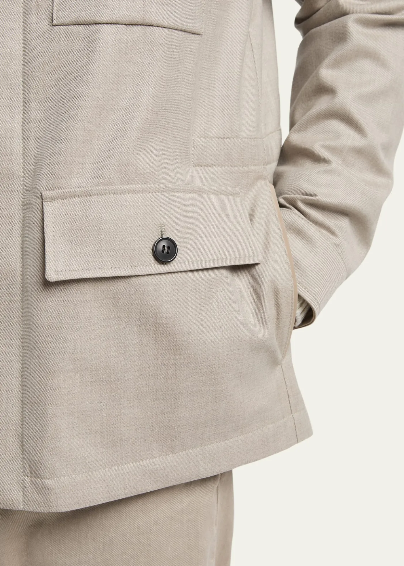 ZEGNAMen's Wool Field Jacket