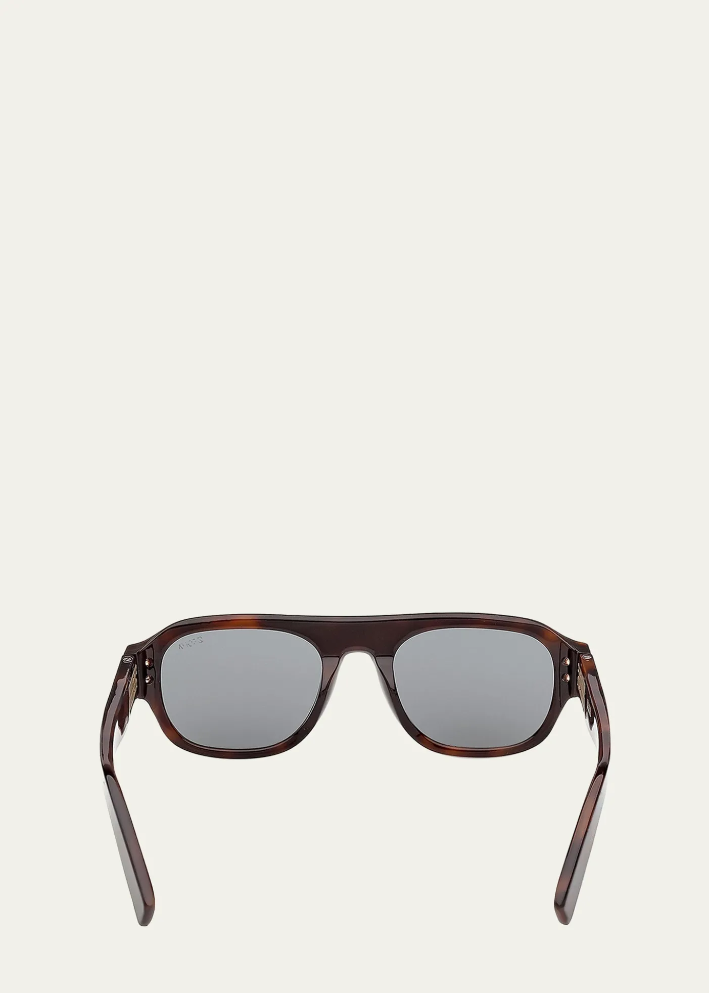 ZEGNA52mm Acetate Round Sunglasses